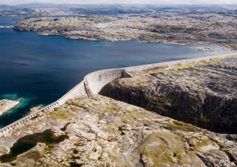 Blasjo reservoir in Norway