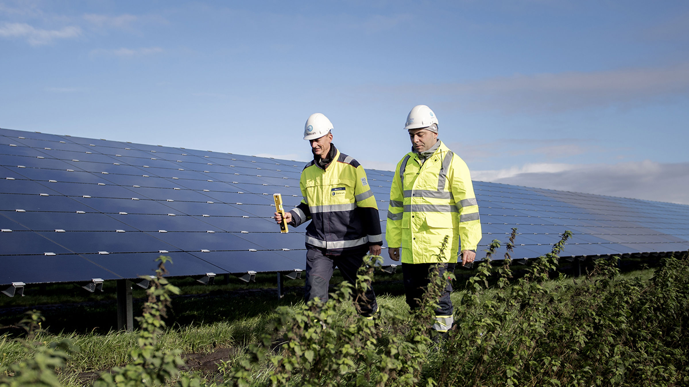 Statkraft radnici u Emden Solar Framu, Nizozemska